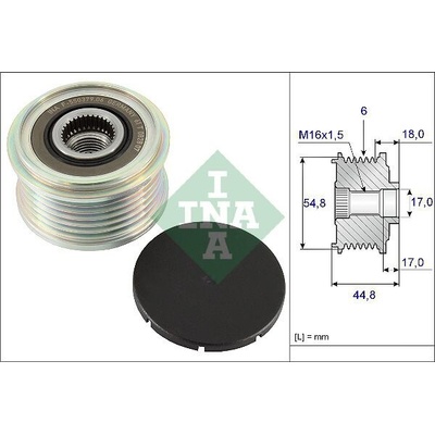 Předstihová spojka Schaeffler INA 535 0114 10