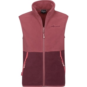 TROLLKIDS Детски поларен елек Trollkids Kid's Kjerag Vest Fleece vest - Frozen Berry / Deep Ruby - размер 104 (EU) (703-4667-1113)