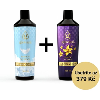 Giovani aviváž Duo Fresh Cotton & Ylang Ylang 2 x 500 ml – Zboží Dáma