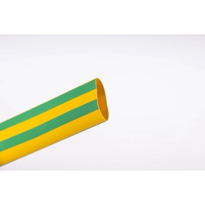 Tracon electric Bužírka zmršt. 2:1 zeleno-žltá 6,4/3,2mm