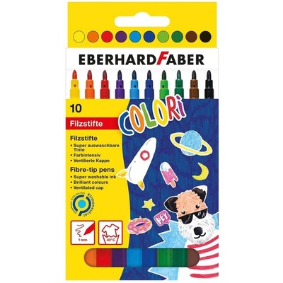Eberhard Faber Флумастери, 10 цвята (1010180083)