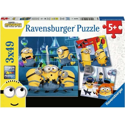 Ravensburger - Puzzle 3x49 Minions - 40 - 99 piese