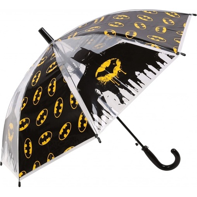 Eplusm Batman deštník automatický průhledný černý