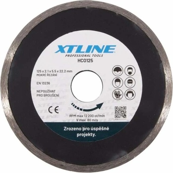 Xtline Diamantový kotouč 125 x 22,2 mm HCO125
