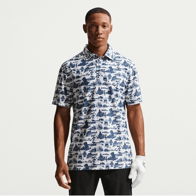 Nike Tailored Performance Men's Dri-FIT Golf Polo panske Photon Dust/College navy – Hledejceny.cz