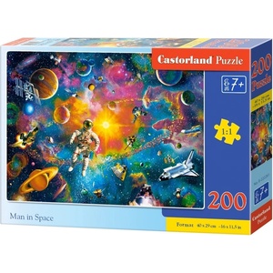 Castorland Пъзел Castorland от 200 части - Човек в космоса (B-222261)