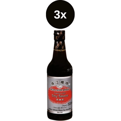 Pearl River Bridge sójová omáčka světlá 3x500ml