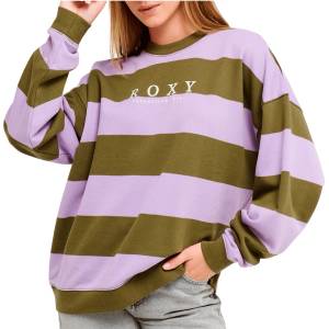 Roxy Дамски пуловер Roxy Women's Strictly Stripes Oversized Jumper - Winter Moss Stricty Striipe - размер XS (117-3798-0111)