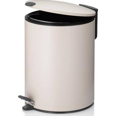 Kela Кош за отпадъци kela mats с педал (5 л) - бежов (kela 23704)