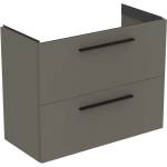 Ideal Standard i. life S стенен шкаф с 2 чекмеджета, сив, 80 см (T5295NG)