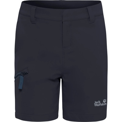 Jack Wolfskin Детски къси панталони Jack Wolfskin Kid's Turbulence Shorts - Dark Navy - размер 128 (EU) (701-4369-0113)