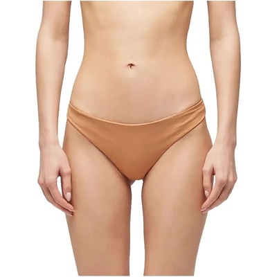 SUNDEK Vega fixed waist briefs in doubled fabric bikini bottom - Orange (Earth)