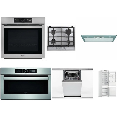 Set Whirlpool AKZ9 9480 IX + AKR 351/IX + AKR 650/1 IX + AMW 730 IX + WSIO 3O34 PFE X + WHC18 T311
