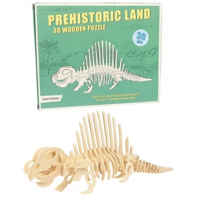 Rex London Дървен 3d пъзел - Праисторическа земя - Диметрод (28269)