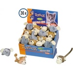 Nobby Играчка за котка Животни от плат 8 см, с привличаща билка - nobby Германия 67499