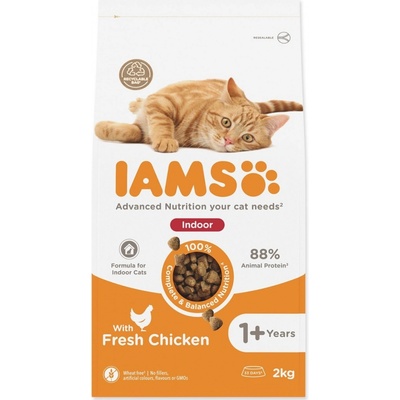 IAMS Cat Adult Senior Indoor Chicken 2 kg