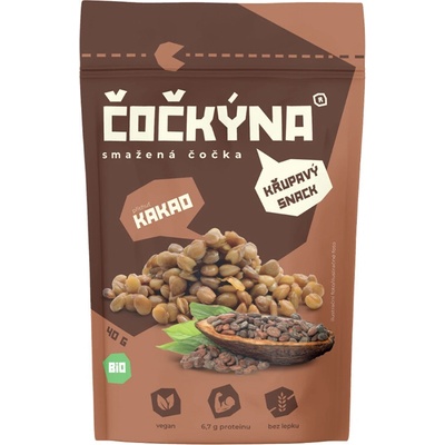 Čočkýna Smažená Čočka Bio kakao 40 g