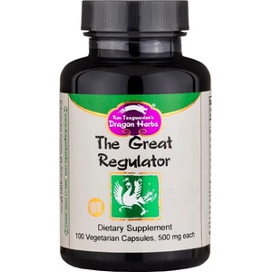 Dragon Herbs Билкова формула за черния дроб, 500 mg, 100 капсули (004543 (454) DH)