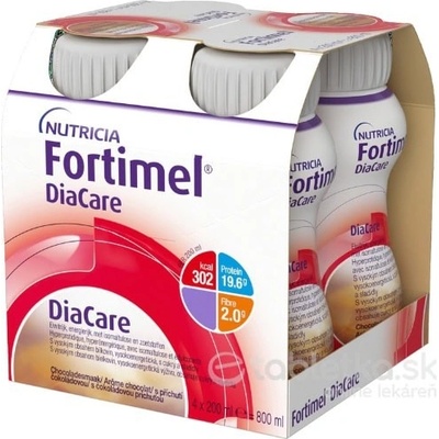 Fortimel DiaCare s přích.čokoláda 4x200ml