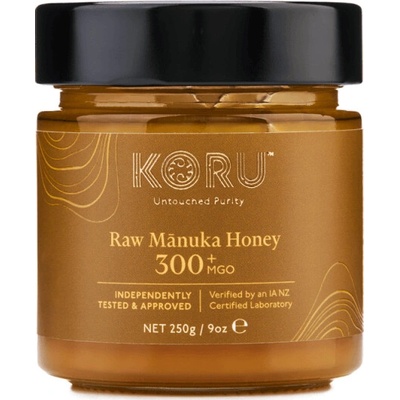KORU RAW MANUKA HONEY -250 g MGO od 300+ do 1500+ MGO: MGO - 300