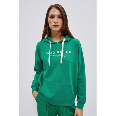 Moodo Зелена дамска качулка Moodo Moodo | Zelen | ЖЕНИ | XS