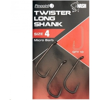 Kevin Nash Pinpoint Twister Long Shank Micro Barbed vel.2 10 ks