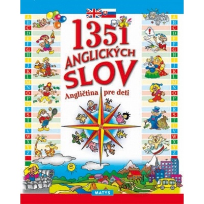 1351 anglických slov Kniha