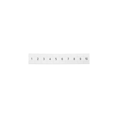 Phoenix Marker for rail fittings, description ZB 6 numbered from 1-10 color white /10pcs. /