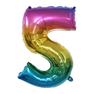 TORO Balónek foliový číslice 5 30cm