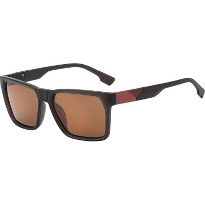 Techsuit Слънчеви очила Techsuit Polarized Sunglasses (8500) - мъжки, поляризирани, UV400 - Кафяв (Tea)