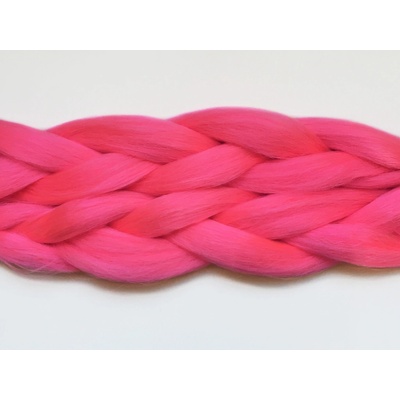 100% Kanekalon jumbo braid Barva: PINK (bright warm pink, růžový), Značka: Dream Hair: Super Braid – Zboží Dáma