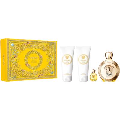 Versace Eros Pour Femme Gift Set EDP 100 ml + Shower Gel 100 ml + Body Lotion 100 ml + EDP 5 ml за жени