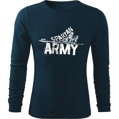 DRAGOWA FIT-T Тениска с дълъг ръкав Nabis, тъмносиня, 160 г/м2 (8401)