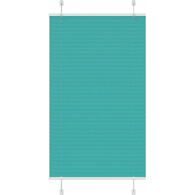 VidaXL Plisovaná roleta zelená Benzín 80x100 cm