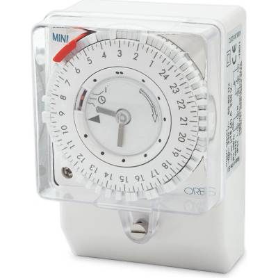 MINI QRD - Denné mechanické spínacie hodiny, 230V, 16A, 1x NO/NC