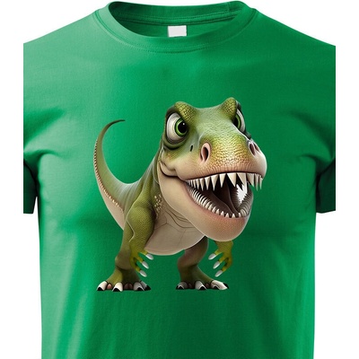 dětské triko Tyrannosaurus-rex zelená