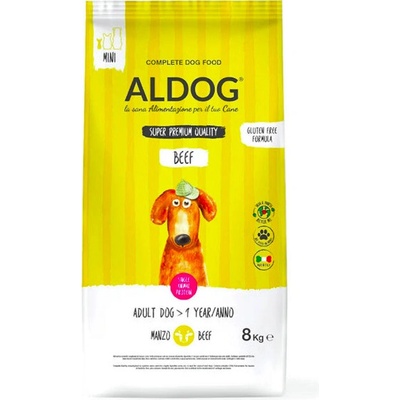 Aldog Adult Monoprotein Mini Beef & Rice 8 kg