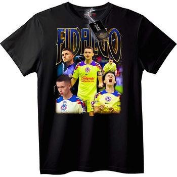 NOONEBRAND Тениска Fidelgo футболен фен - L, Black