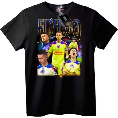 NOONEBRAND Тениска Fidelgo футболен фен - L, Black