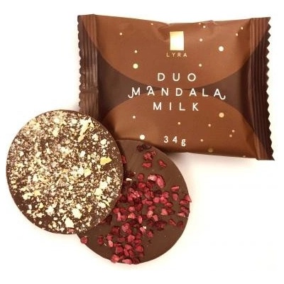 Lyra Mandala duo mléčná s posypem 35 g