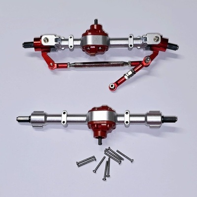 IQ models Sada tuningových náprav pro modely RMT- stříbrno červené provedení