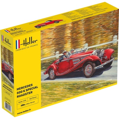 Heller Mercedes Benz 500K Special Roadster 1/24