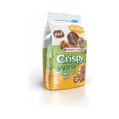 Versele-Laga Crispy Muesli Hamster & Co 1 - Пълноценна храна за хамстери и други всеядни гризачи, 1 кг