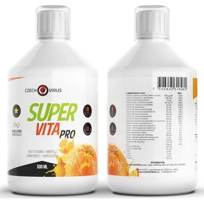Czech Virus SuperVita PRO 2.0 pomeranč 500 ml