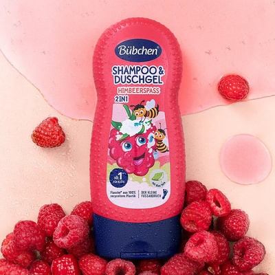 Bübchen Šampon a sprchový gel sensitiv MALINA 230 ml