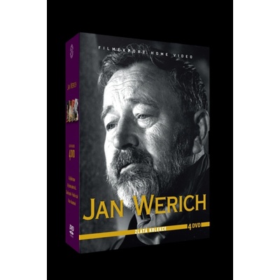 Jan Werich - Zlatá kolekce 4 : Až přijde kocour + Byl jednou jeden král + Císařův pekař - Pekařův císař + U nás v Kocourkově, 4 DVD