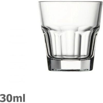 Senzacne.sk Pohár štamprlík sklo Casablanca číry 12 x 30 ml