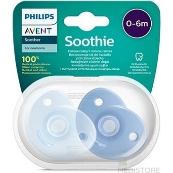 Avent SCF099/21 Soothie pre chlapca celosilikón 2ks