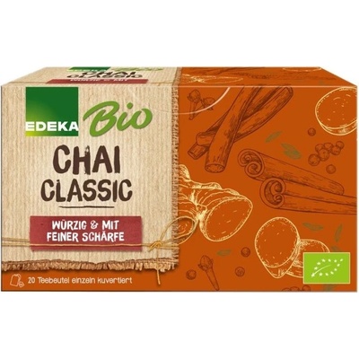 Edeka Bio Chai Classic čierny čaj 20 vrecúšok