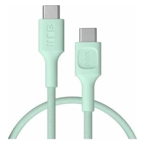 GREENCELL USB-C Cable 0.3m 100W Greencell PowerStream Fast Charging PD Mint Green